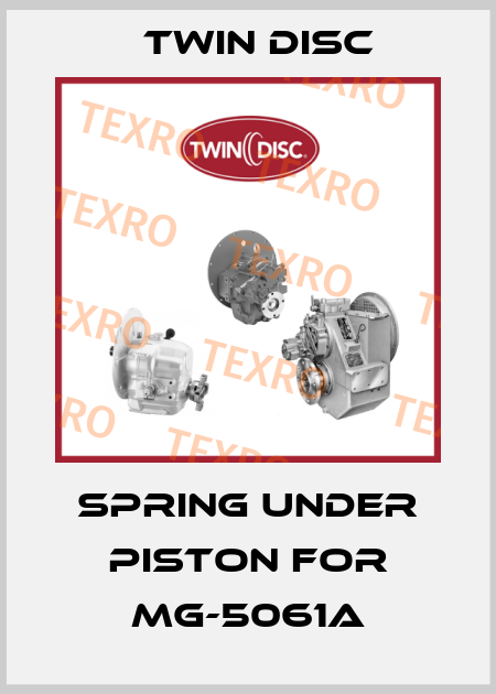 Spring under piston for MG-5061A Twin Disc