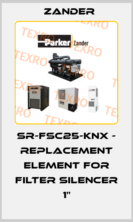 SR-FSC25-KNX - Replacement element for filter silencer 1" Zander