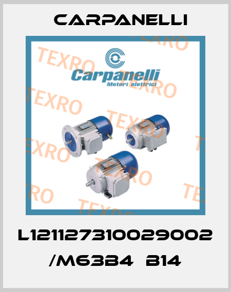 L121127310029002 /M63b4  B14 Carpanelli