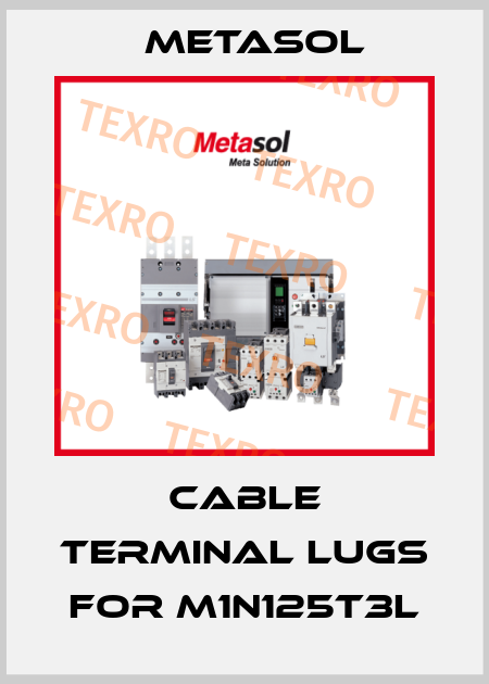 Cable terminal Lugs for M1N125T3L Metasol