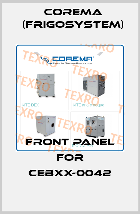 front panel for CEBXX-0042 Corema (Frigosystem)
