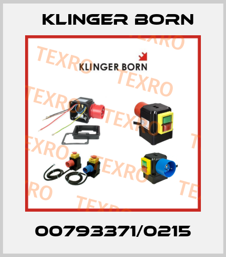 00793371/0215 Klinger Born