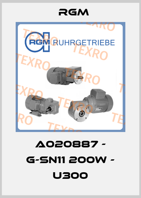 A020887 - G-SN11 200W - U300 Rgm
