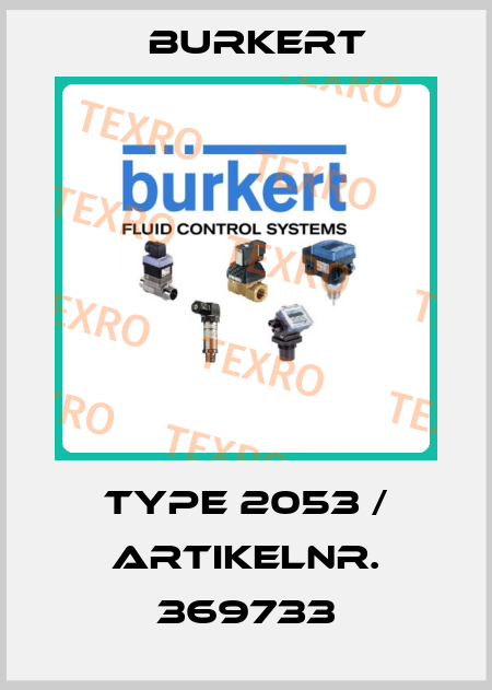 Type 2053 / Artikelnr. 369733 Burkert