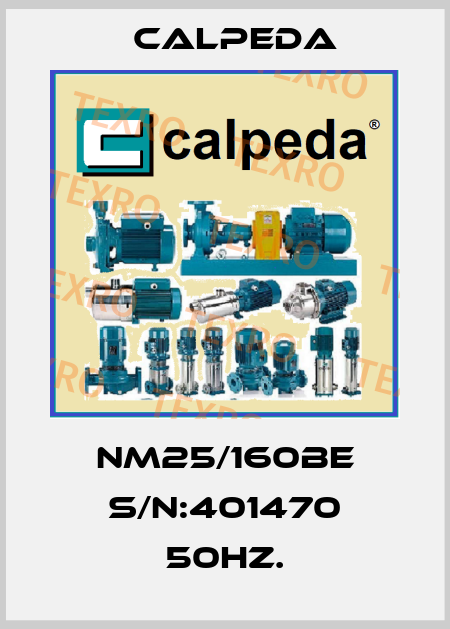 NM25/160BE S/N:401470 50Hz. Calpeda