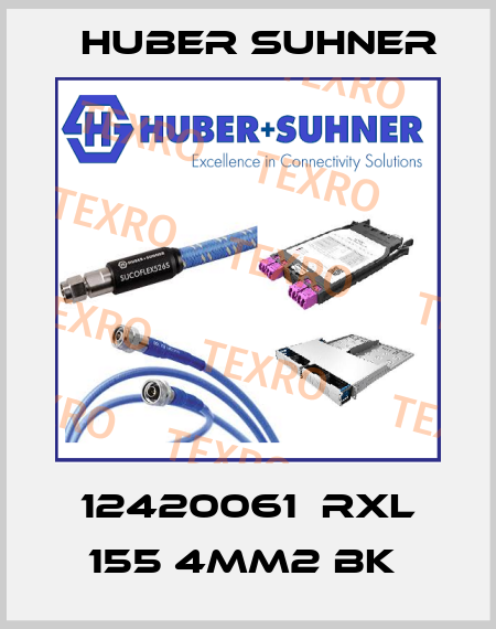 12420061  RXL 155 4MM2 BK  Huber Suhner