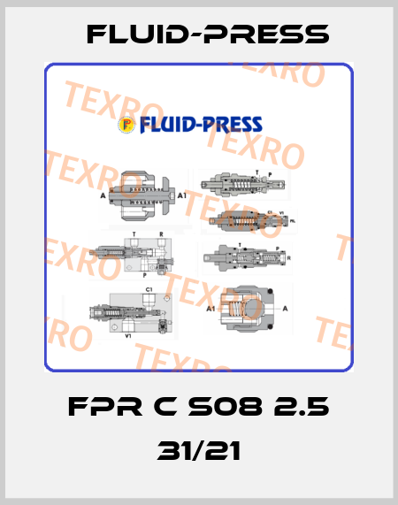 FPR C S08 2.5 31/21 Fluid-Press