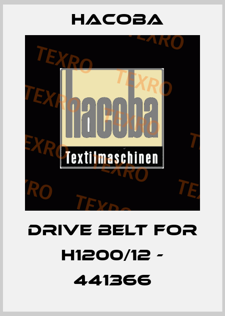 drive belt for H1200/12 - 441366 HACOBA