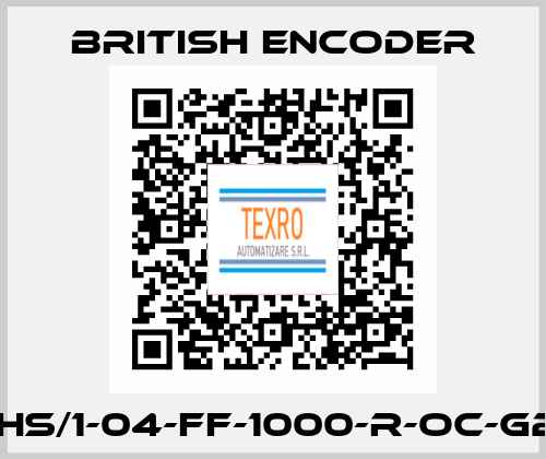 755HS/1-04-FF-1000-R-OC-G2-ST British Encoder