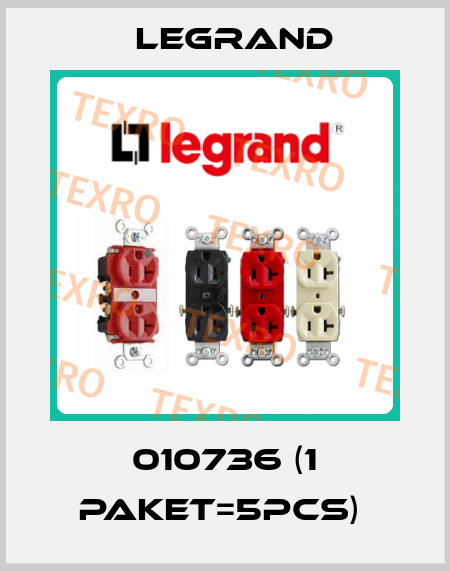 010736 (1 Paket=5pcs)  Legrand