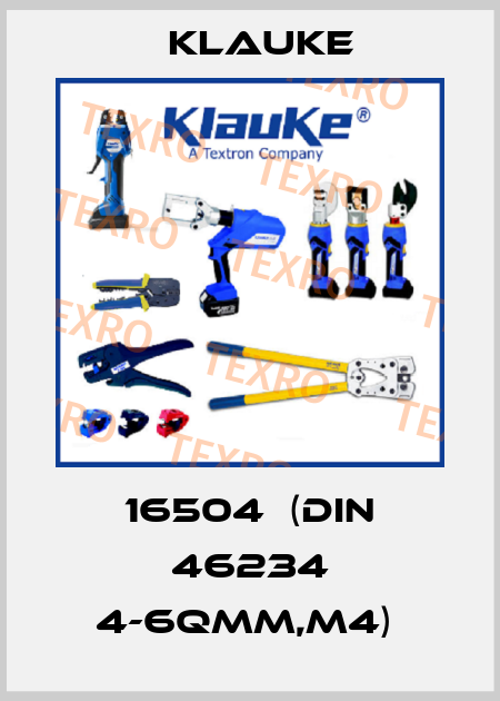 16504  (DIN 46234 4-6QMM,M4)  Klauke