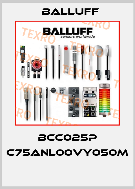 BCC025P C75ANL00VY050M  Balluff