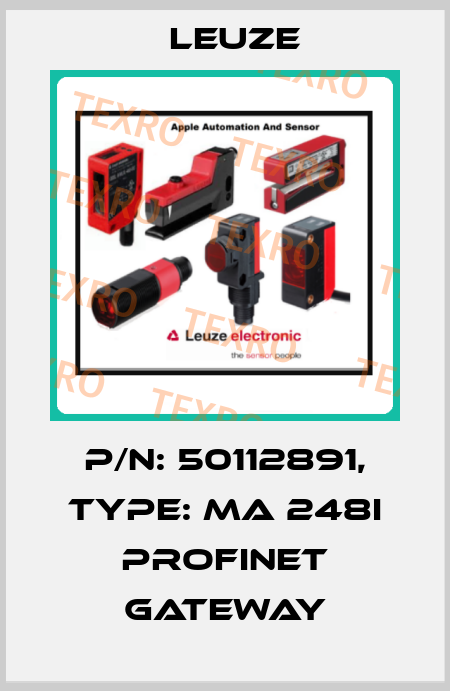 p/n: 50112891, Type: MA 248i Profinet Gateway Leuze