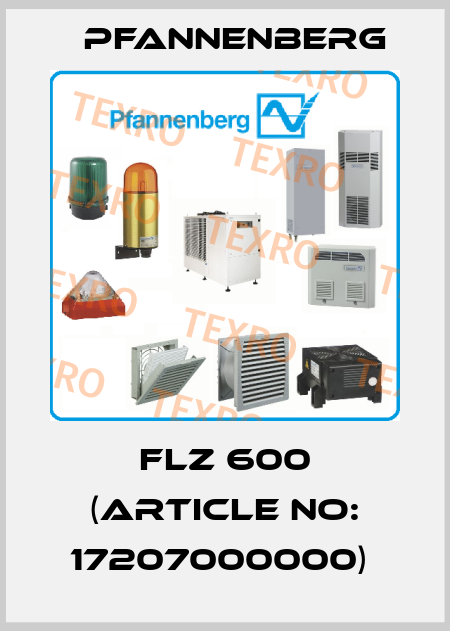 FLZ 600 (Article No: 17207000000)  Pfannenberg