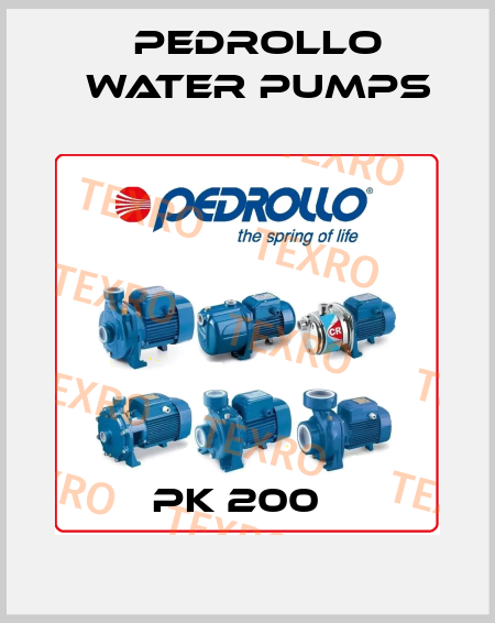  PK 200   Pedrollo Water Pumps