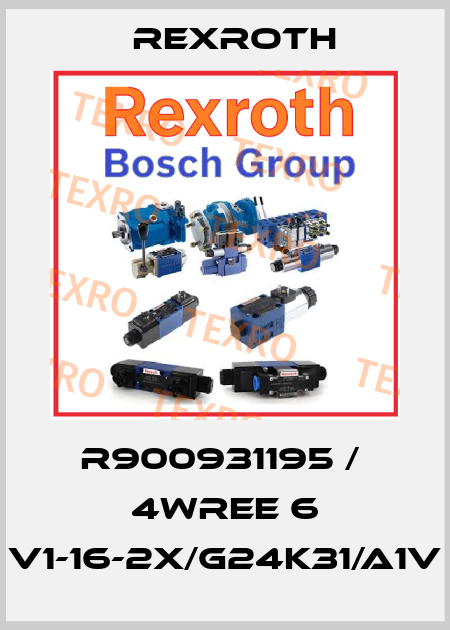 R900931195 /  4WREE 6 V1-16-2X/G24K31/A1V Rexroth