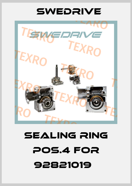 Sealing ring pos.4 for 92821019   Swedrive