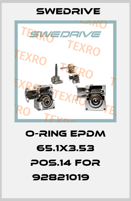 O-ring EPDM 65.1x3.53 pos.14 for 92821019    Swedrive