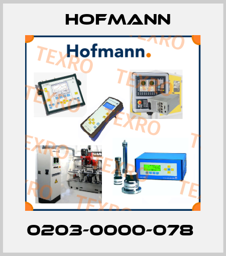 0203-0000-078  Hofmann