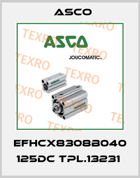 EFHCX8308B040 125DC TPL.13231  Asco