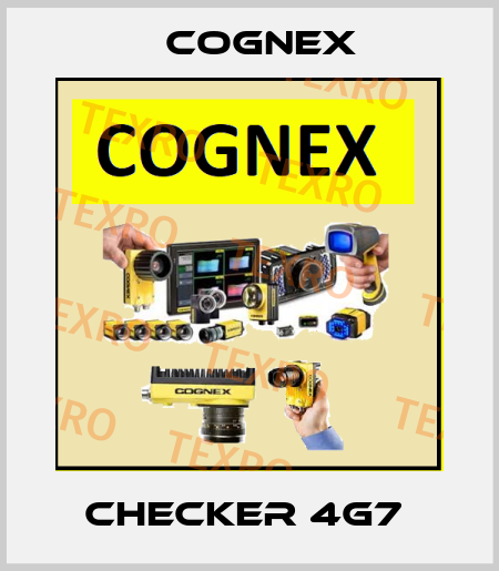 Checker 4g7  Cognex