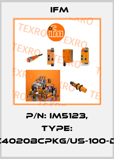 P/N: IM5123, Type: IMC4020BCPKG/US-100-DPA Ifm