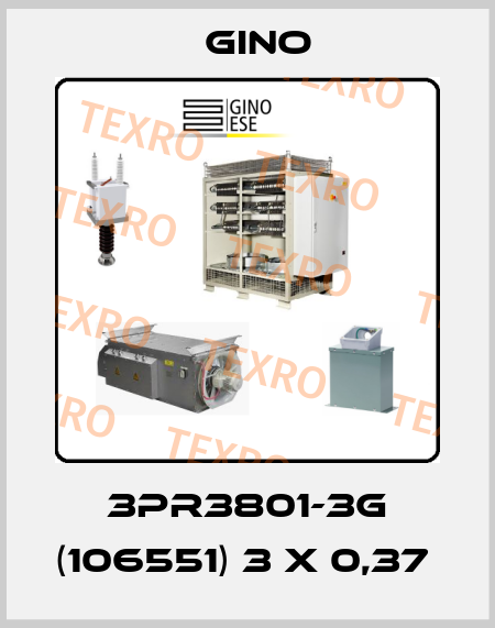 3PR3801-3G (106551) 3 x 0,37  Gino
