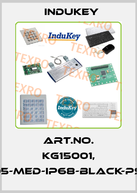 Art.No. KG15001, TKG-105-MED-IP68-BLACK-PS/2-US InduKey