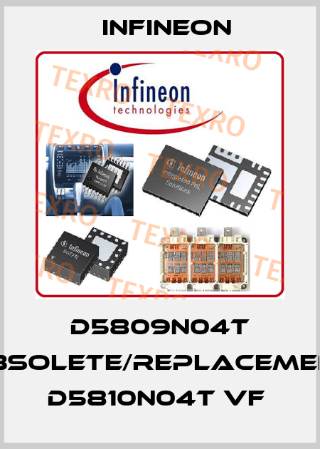 D5809N04T obsolete/replacement D5810N04T VF  Infineon