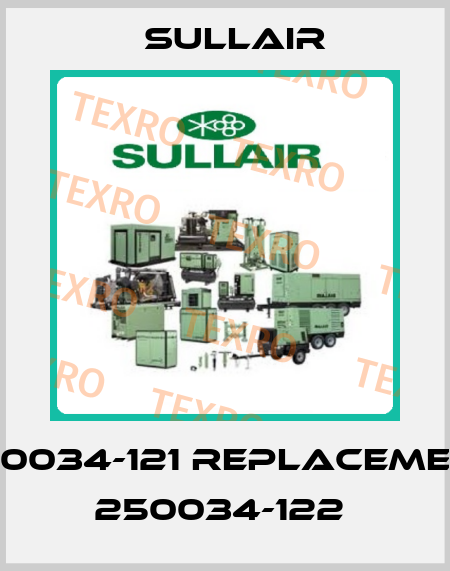 250034-121 replacement 250034-122  Sullair