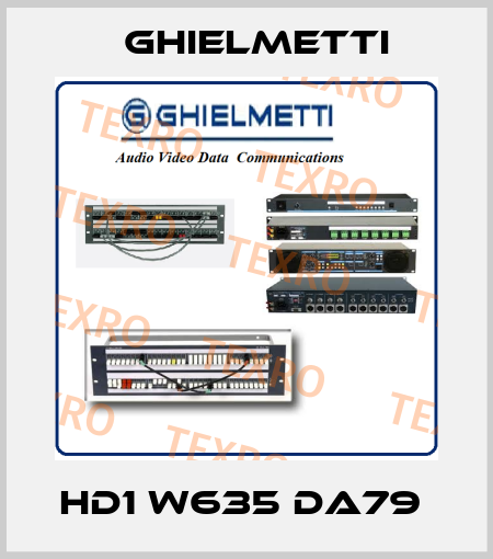 HD1 W635 DA79  Ghielmetti