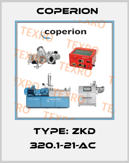 Type: ZKD 320.1-21-AC  Coperion