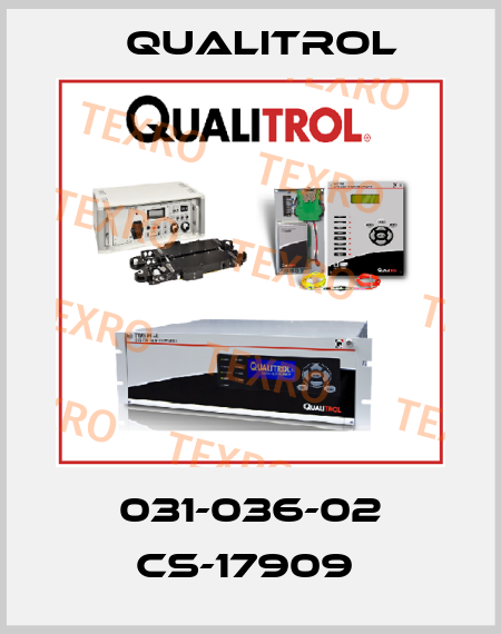 031-036-02 CS-17909  Qualitrol