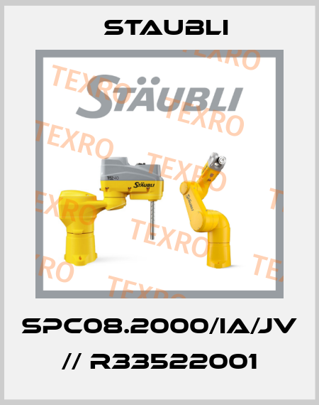 SPC08.2000/IA/JV // R33522001 Staubli