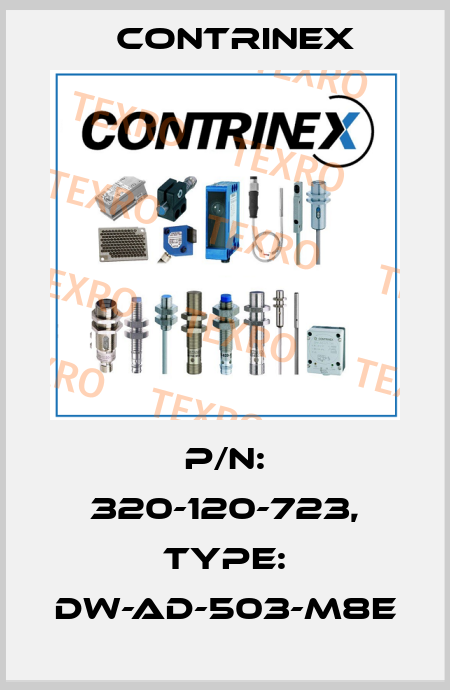 p/n: 320-120-723, Type: DW-AD-503-M8E Contrinex