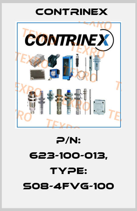p/n: 623-100-013, Type: S08-4FVG-100 Contrinex