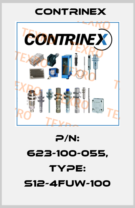 p/n: 623-100-055, Type: S12-4FUW-100 Contrinex