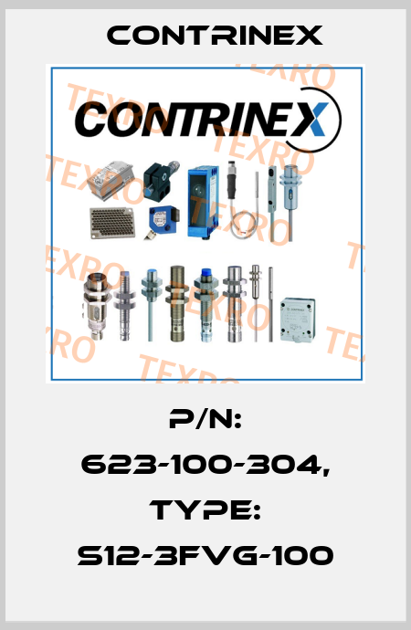 p/n: 623-100-304, Type: S12-3FVG-100 Contrinex