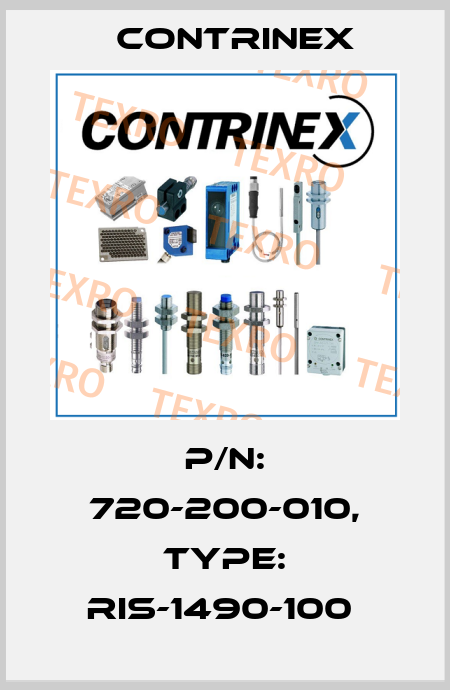 P/N: 720-200-010, Type: RIS-1490-100  Contrinex