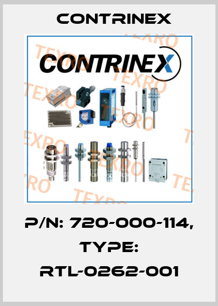 p/n: 720-000-114, Type: RTL-0262-001 Contrinex