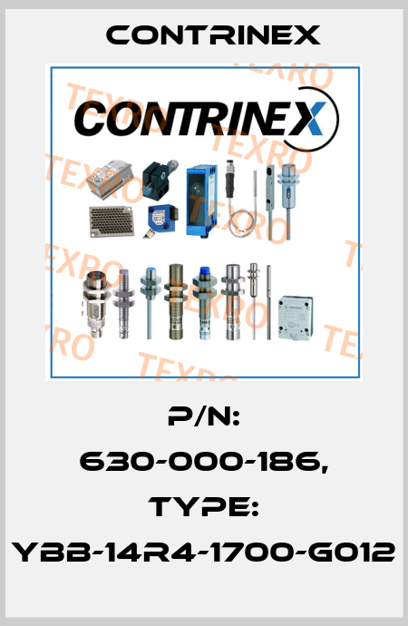 p/n: 630-000-186, Type: YBB-14R4-1700-G012 Contrinex