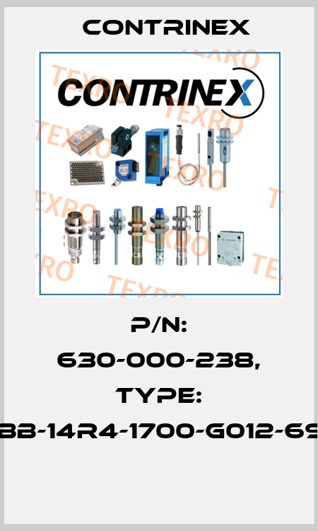 P/N: 630-000-238, Type: YBB-14R4-1700-G012-69K  Contrinex