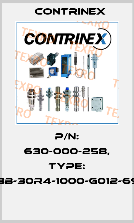 P/N: 630-000-258, Type: YBB-30R4-1000-G012-69K  Contrinex
