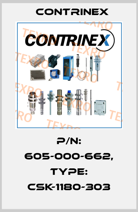 p/n: 605-000-662, Type: CSK-1180-303 Contrinex