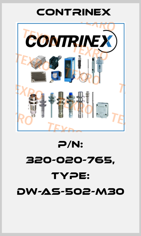 P/N: 320-020-765, Type: DW-AS-502-M30  Contrinex