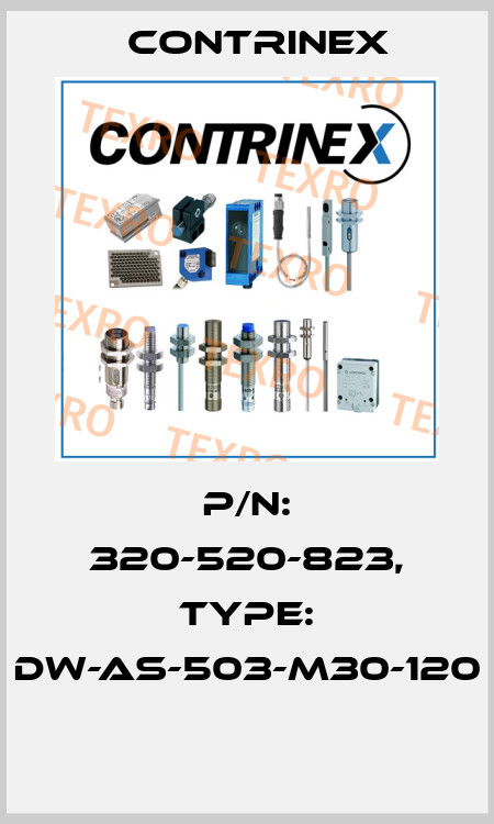 P/N: 320-520-823, Type: DW-AS-503-M30-120  Contrinex