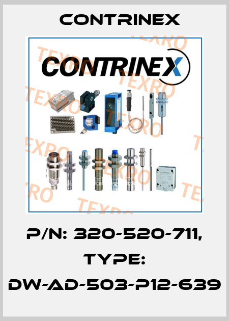p/n: 320-520-711, Type: DW-AD-503-P12-639 Contrinex