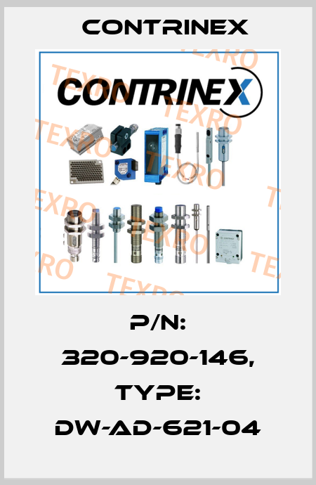 p/n: 320-920-146, Type: DW-AD-621-04 Contrinex