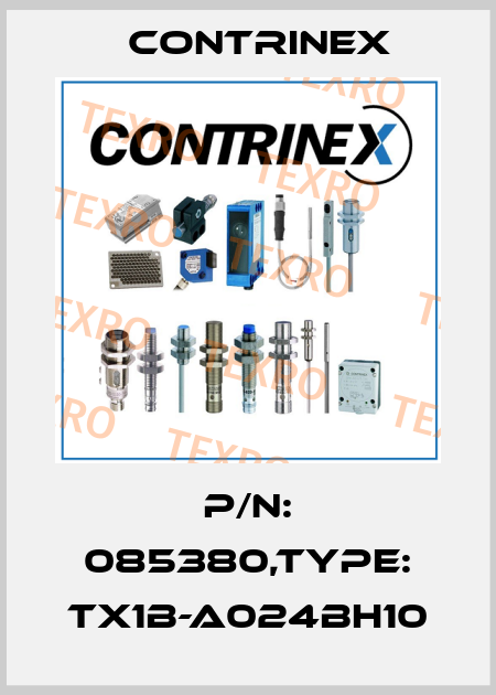 P/N: 085380,Type: TX1B-A024BH10 Contrinex