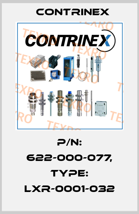 p/n: 622-000-077, Type: LXR-0001-032 Contrinex